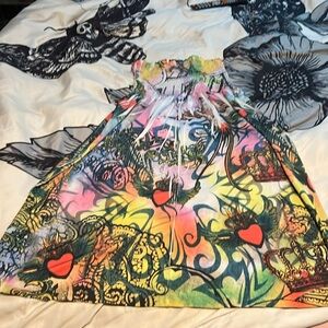 Strapless dress or bathing suit cover up